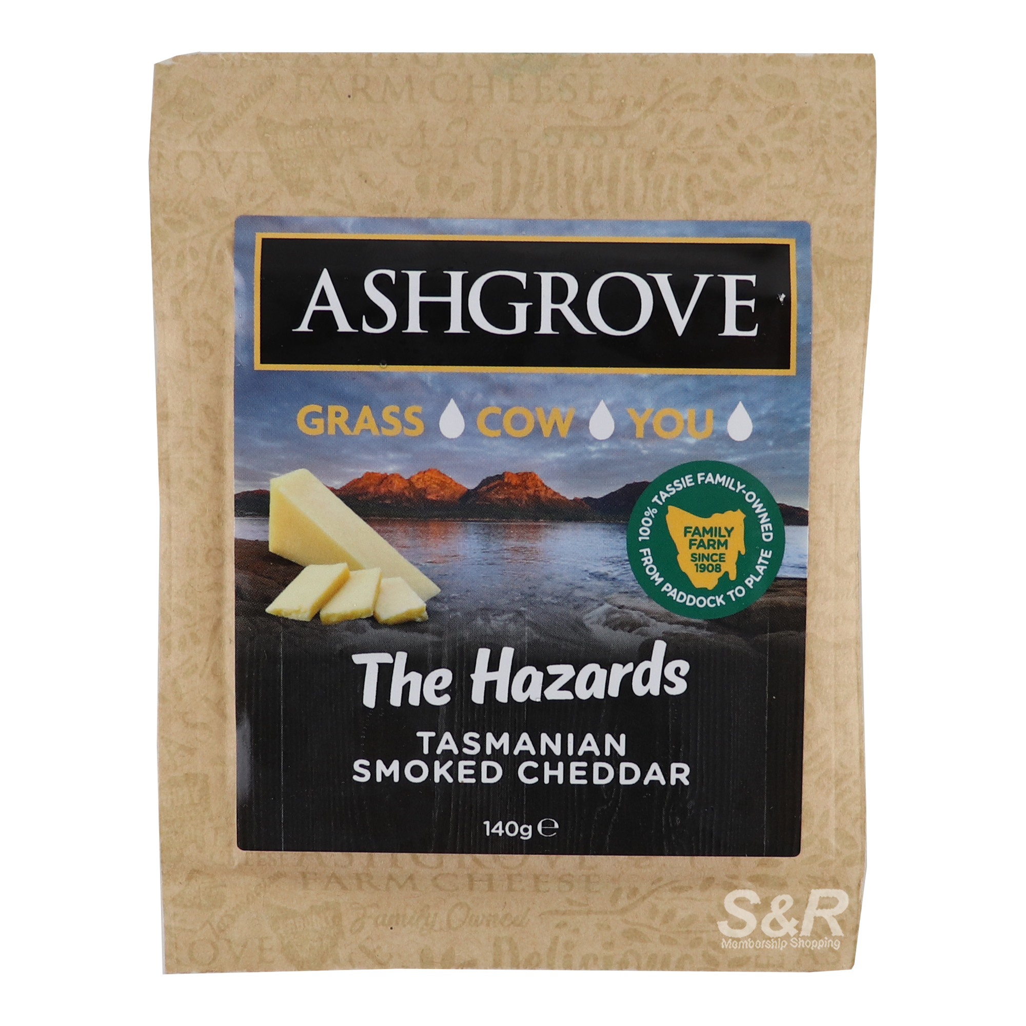 Ashgrove The Hazards Tasmanian Smoked Cheddar 140g